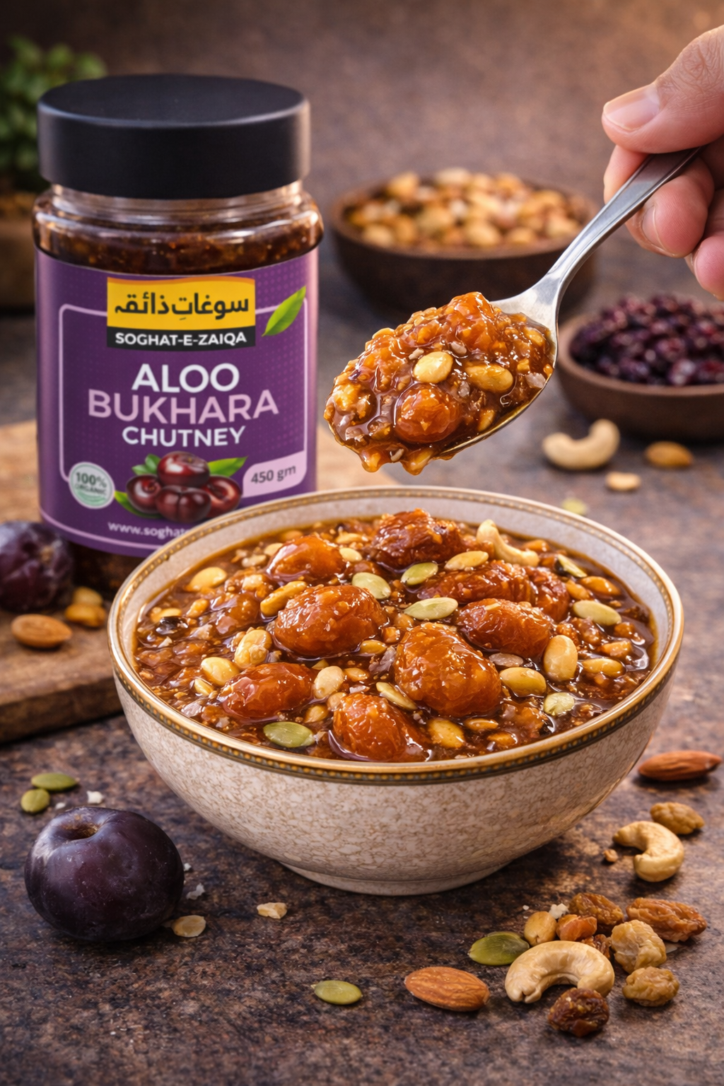 Aloo Bukhara Chutney