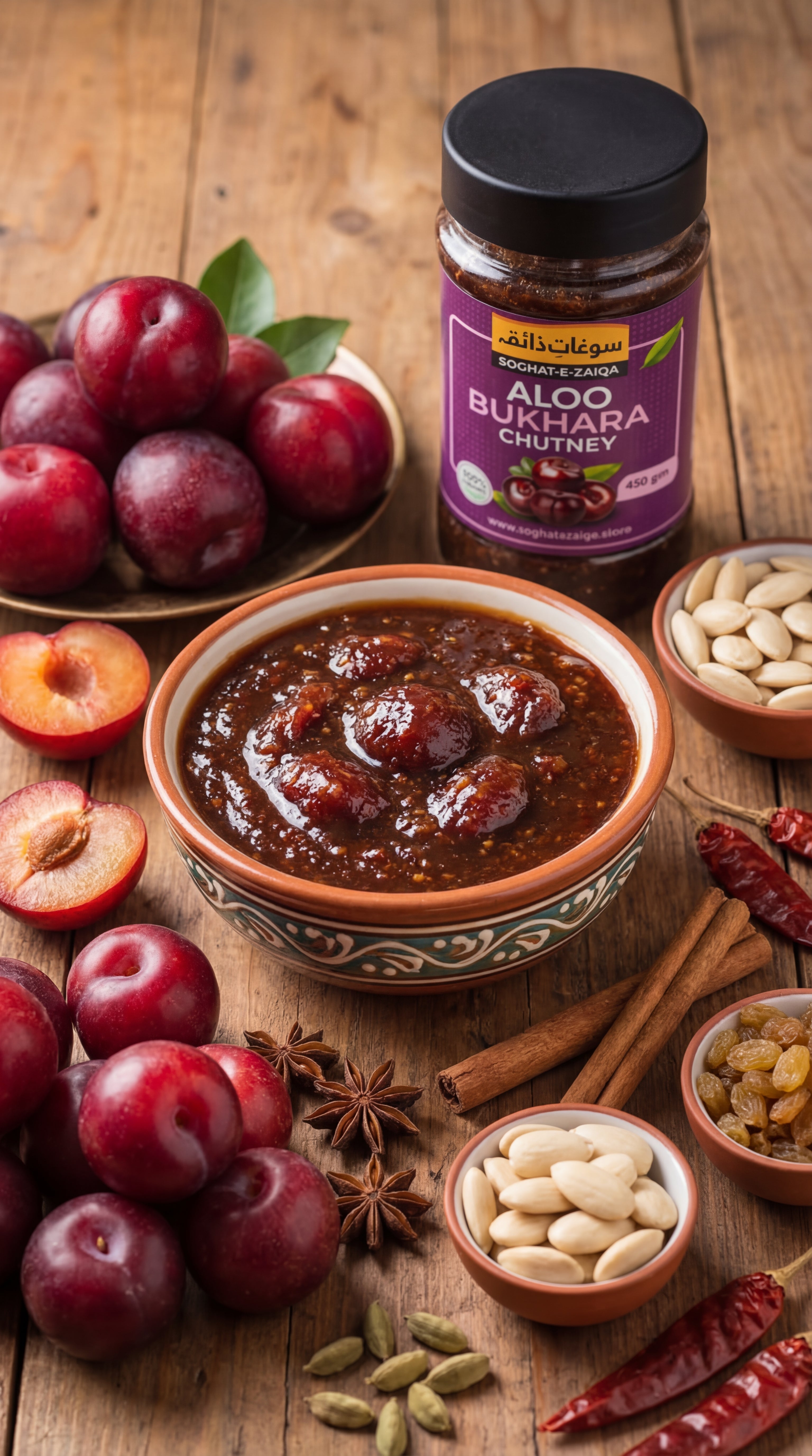 Aloo Bukhara Chutney