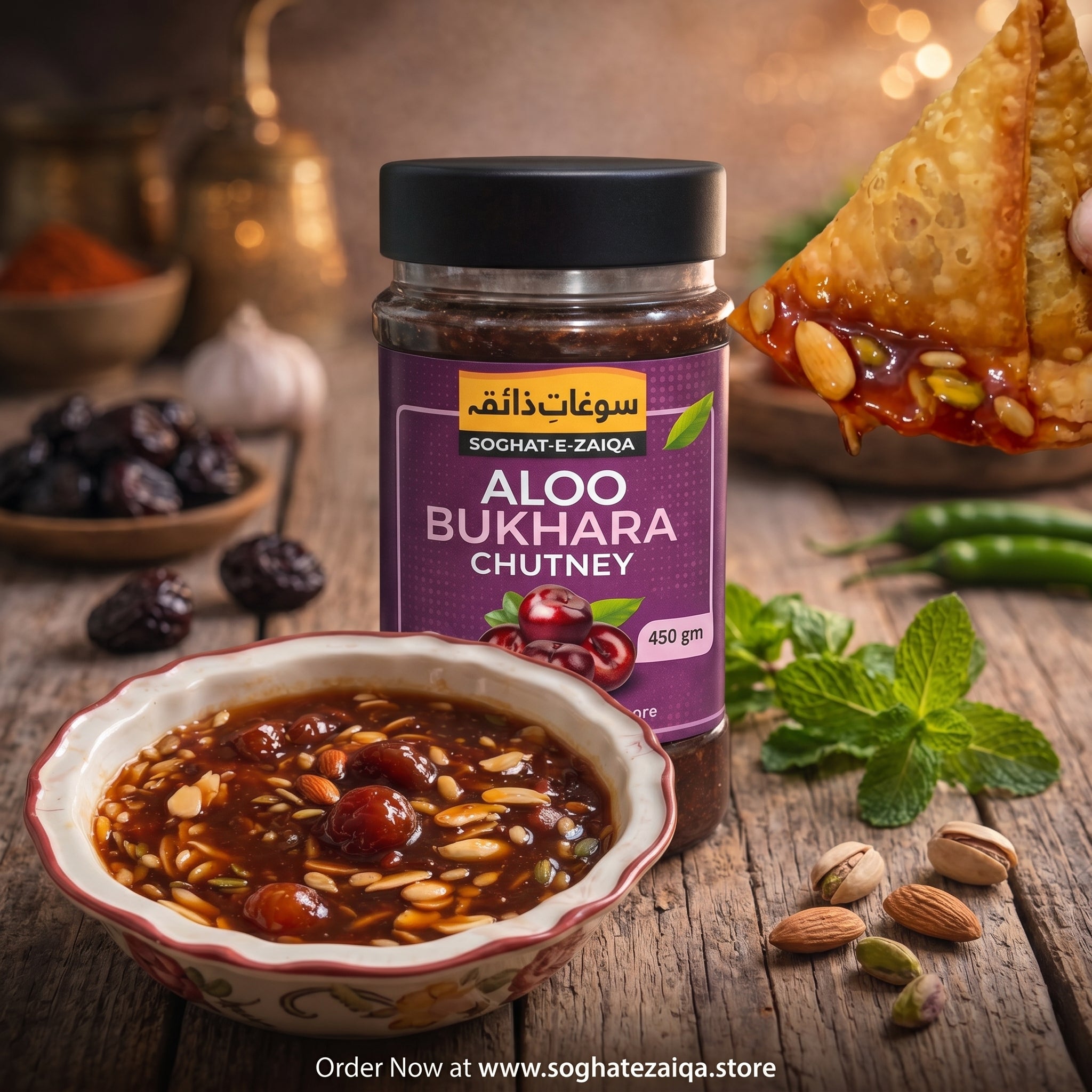 Aloo Bukhara Chutney